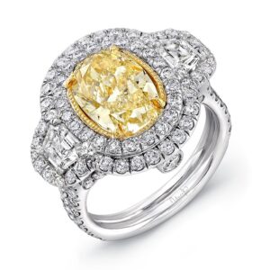 Double-Halo Engagement Ring