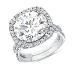 Halo Round Engagement Ring