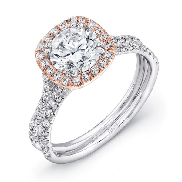 Halo Round Engagement Ring