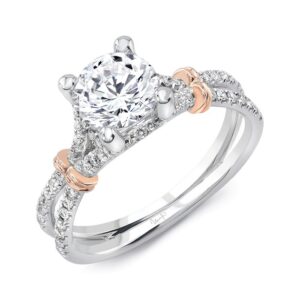 Split Round Engagement Ring