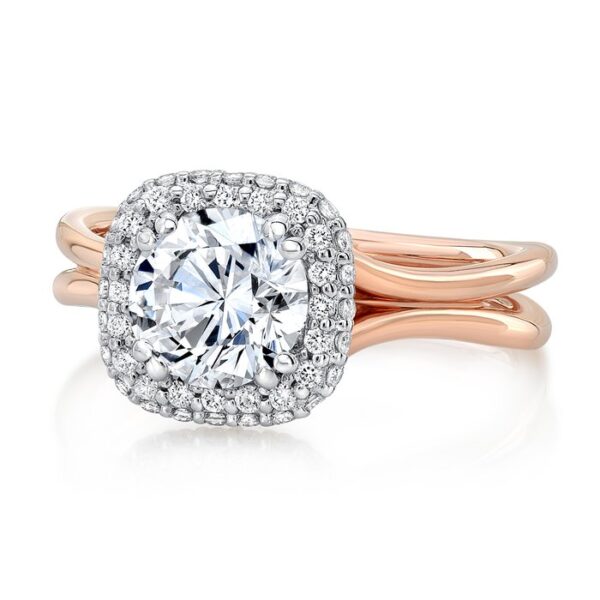 Halo Engagement Ring - Image 2