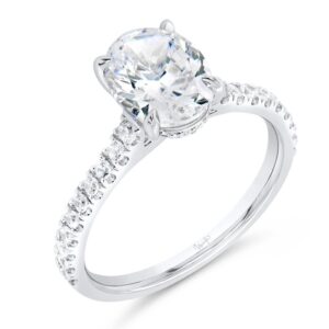 Under-Halo Engagement Ring