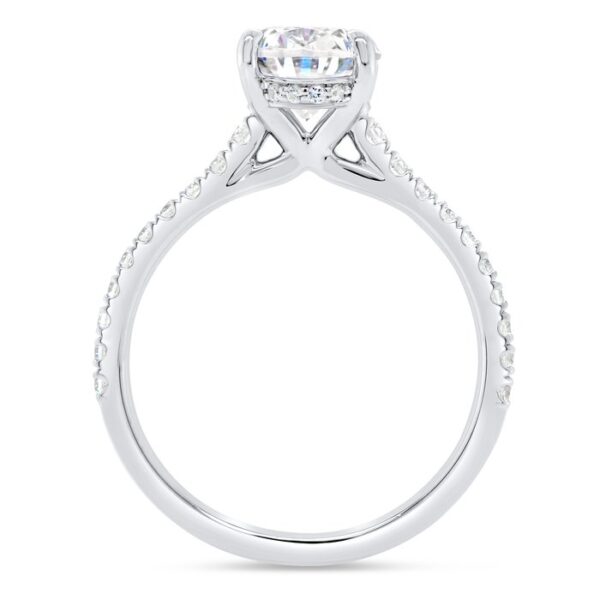 Under-Halo Engagement Ring - Image 3