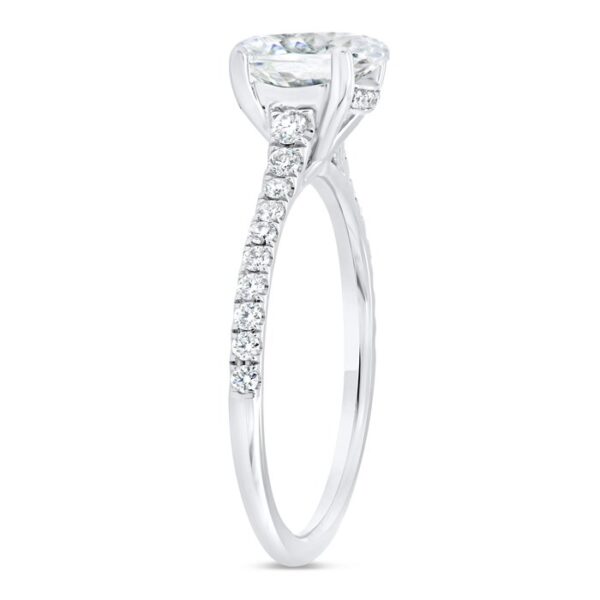 Under-Halo Engagement Ring - Image 2