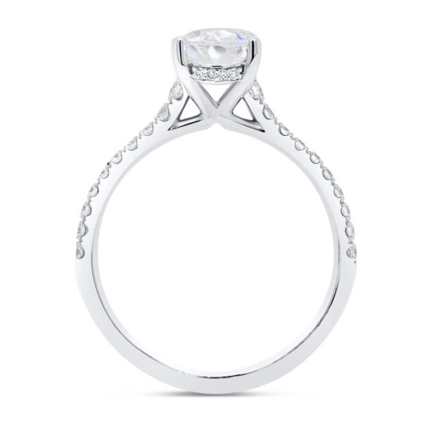 Under-Halo Engagement Ring - Image 3