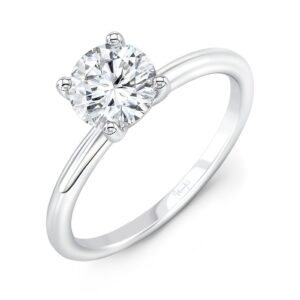 Solitaire Round Engagement Ring