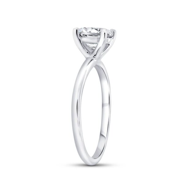Solitaire Round Engagement Ring - Image 2