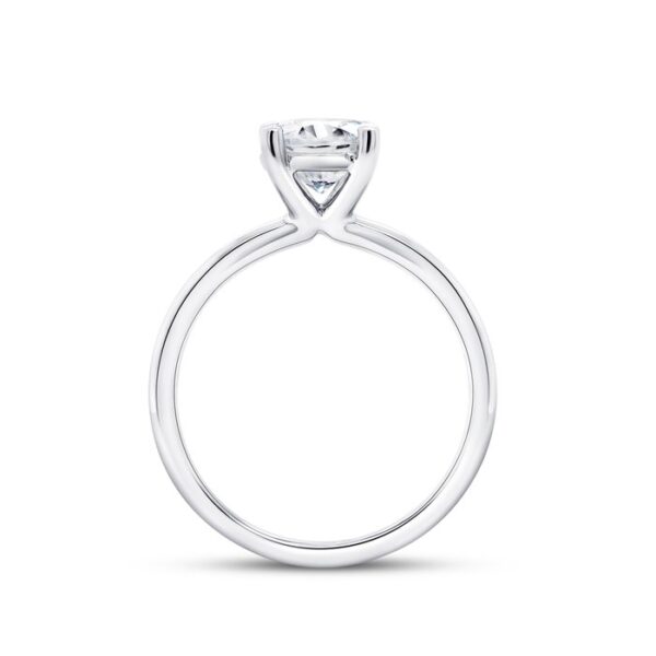 Solitaire Round Engagement Ring - Image 3