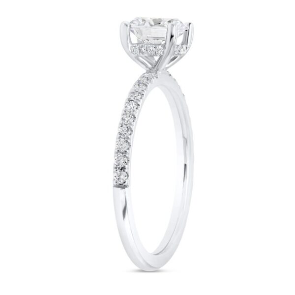 Under-Halo Round Engagement Ring - Image 2