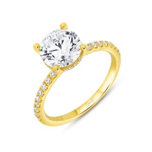Under-Halo Engagement Ring