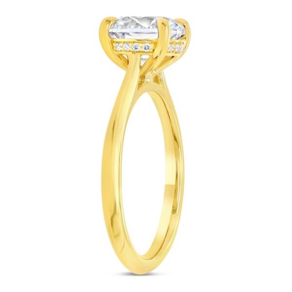 Under-Halo Engagement Ring - Image 2