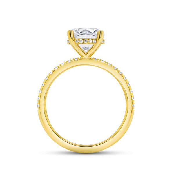 Under-Halo Engagement Ring - Image 3