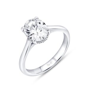 Under-Halo Engagement Ring