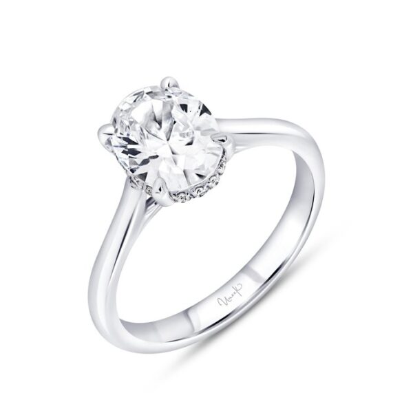 Under-Halo Engagement Ring