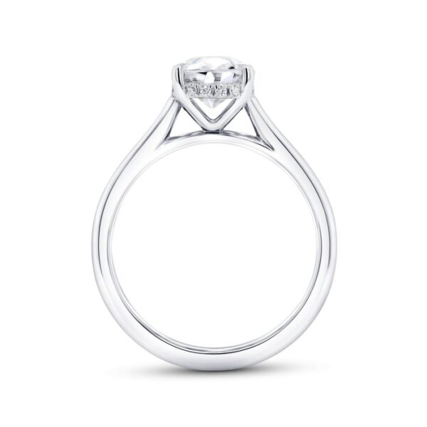 Under-Halo Engagement Ring - Image 3