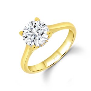 Under-Halo Engagement Ring