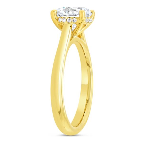 Under-Halo Engagement Ring - Image 2