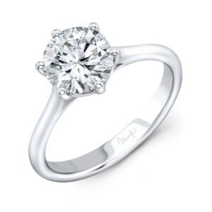 Solitaire Round Engagement Ring
