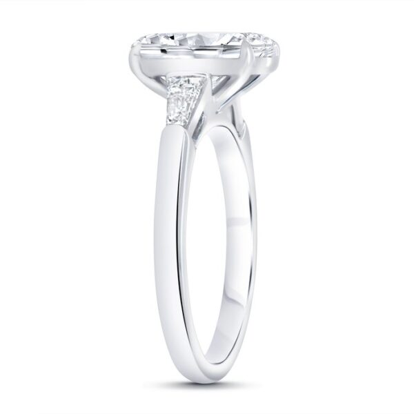 Three-Stone Oval Shaped Engagement Ring - Image 2