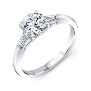 Three-Stone Round Engagement Ring
