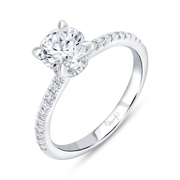 Under-Halo Engagement Ring