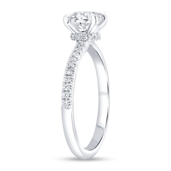 Under-Halo Engagement Ring - Image 2