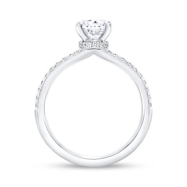 Under-Halo Engagement Ring - Image 3