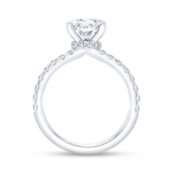 Under-Halo Engagement Ring - Image 3