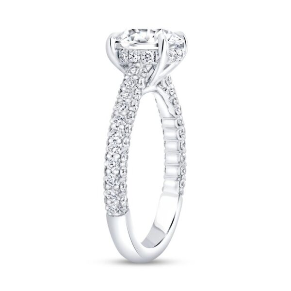 Under-Halo Round Engagement Ring - Image 2