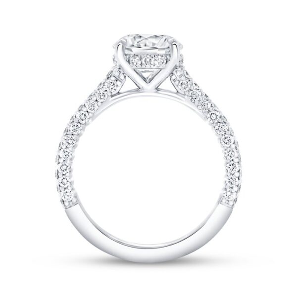 Under-Halo Round Engagement Ring - Image 3