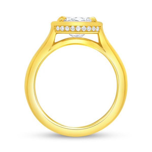 Bezel Engagement Ring - Image 3