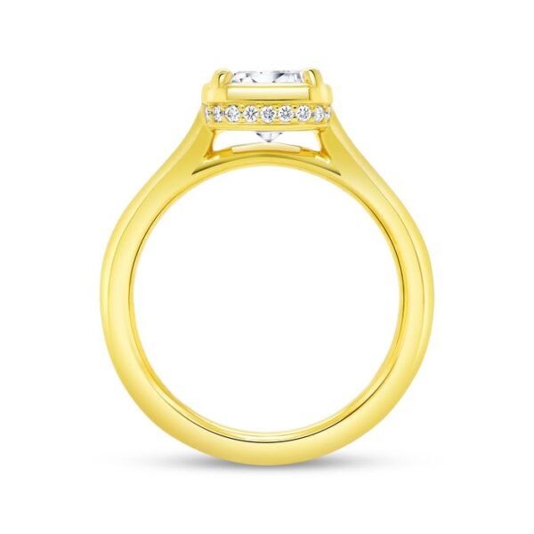Bezel Engagement Ring - Image 3