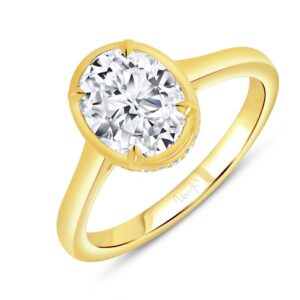 Bezel Engagement Ring