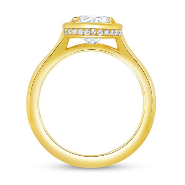 Bezel Engagement Ring - Image 3