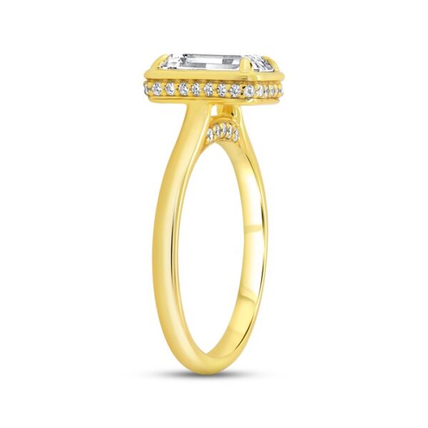 Bezel Engagement Ring - Image 2