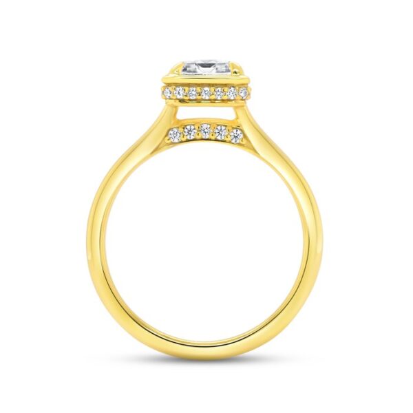 Bezel Engagement Ring - Image 3