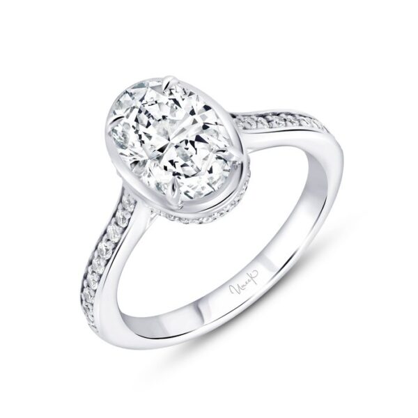 Halo Oval Shaped Engagement Ring