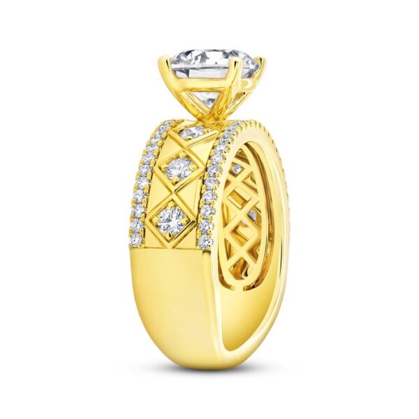 Round Engagement Ring - Image 2