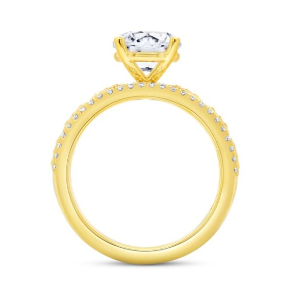 Round Engagement Ring - Image 3