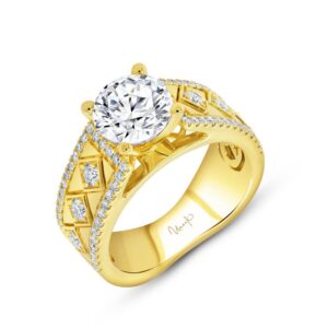 Round Engagement Ring