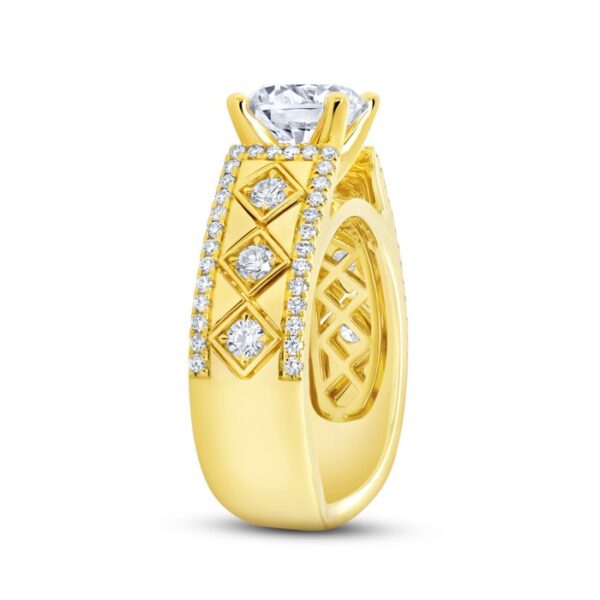 Round Engagement Ring - Image 2