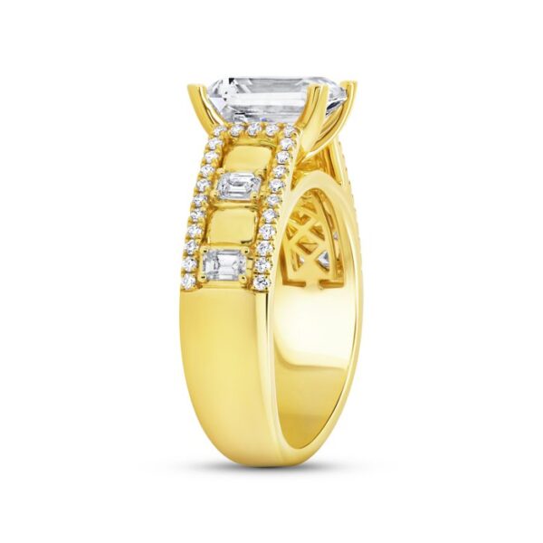 Emerald Cut Engagement Ring - Image 2