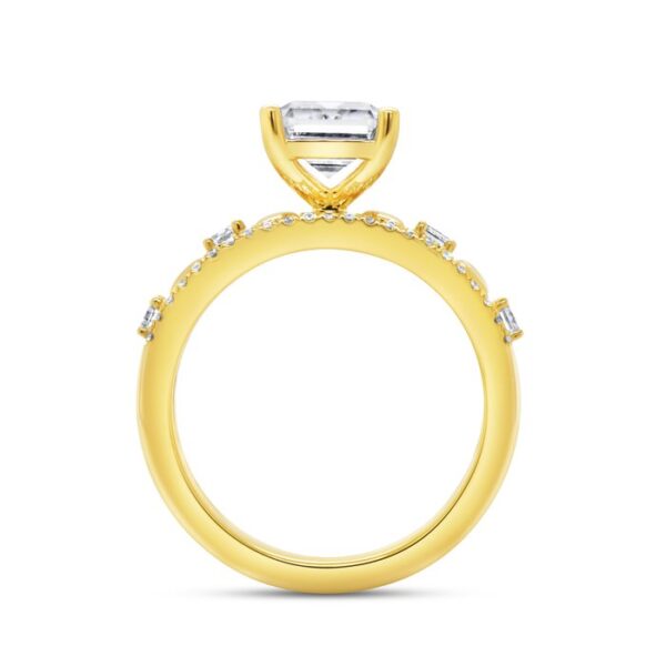 Emerald Cut Engagement Ring - Image 3