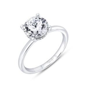 Under-Halo Engagement Ring