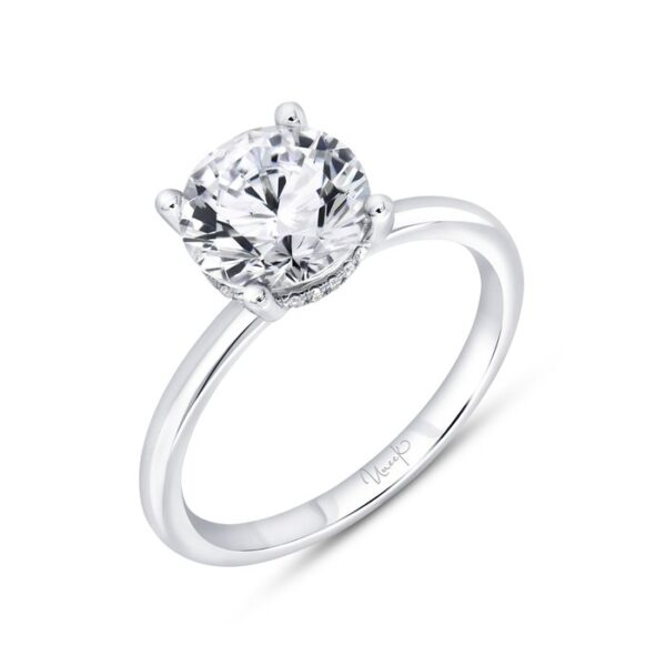 Under-Halo Engagement Ring