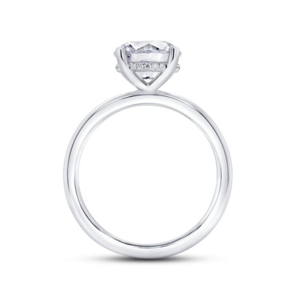 Under-Halo Engagement Ring - Image 3