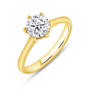 Solitaire Round Engagement Ring