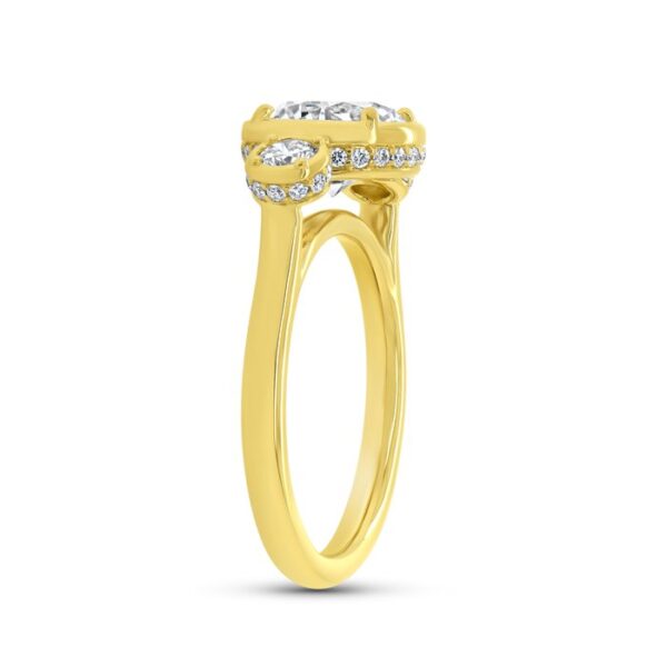 Bezel Round Engagement Ring - Image 2