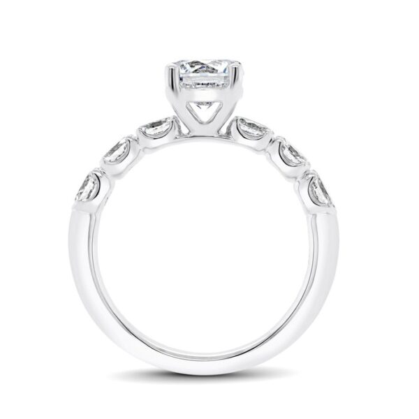 Straight Round Engagement Ring - Image 3
