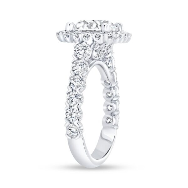 Halo Engagement Ring - Image 2